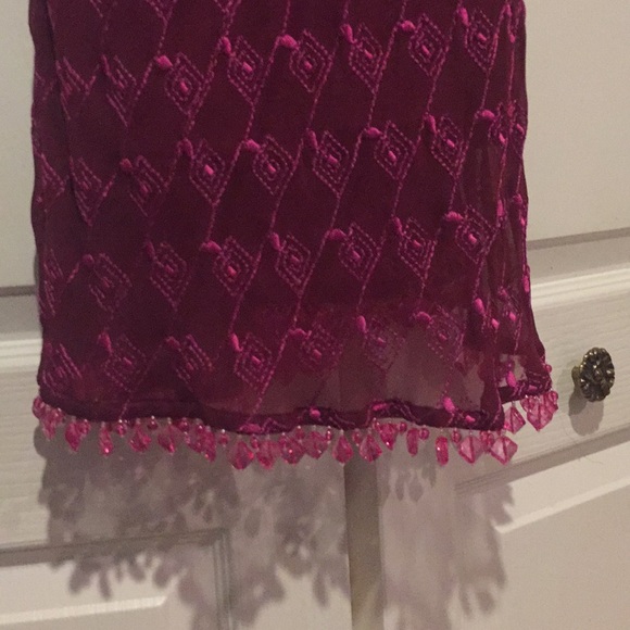 Purple Betsey Johnson maxi dress. - Picture 2 of 5